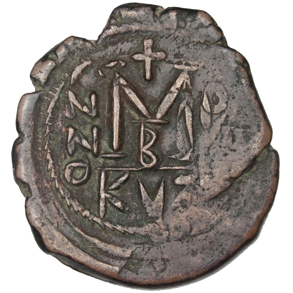 Heraclius 610-641, Follis, Kyzikos, VF(30-35), Copper, Sear #840, 11.49