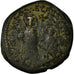 Monnaie, Heraclius 610-641, Follis, Constantinople, TB+, Cuivre, Sear:805