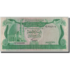 Banconote, Libia, 1 Dinar, undated (1981), KM:44b, B+