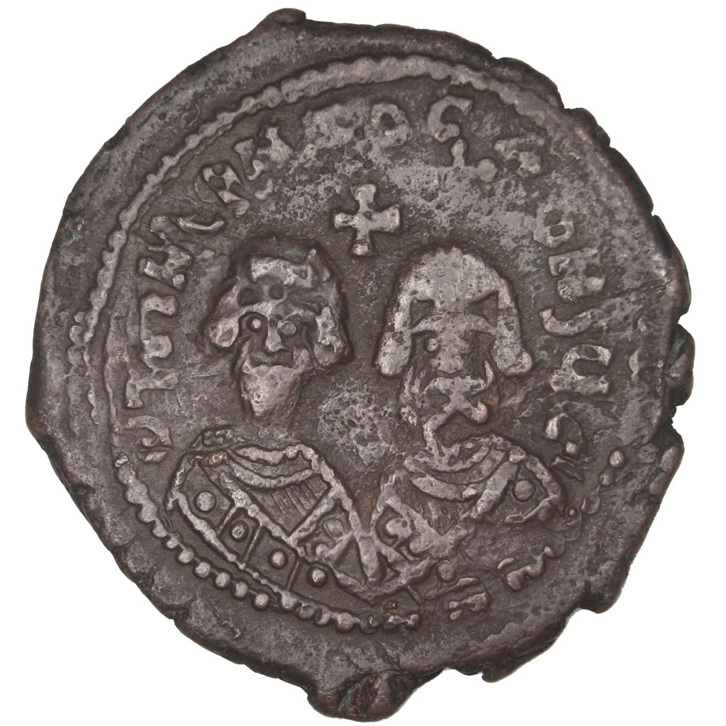 Revolt of the Heraclii 608-610, Follis, Alexandretta, AU(50-53), Copper, Sear...