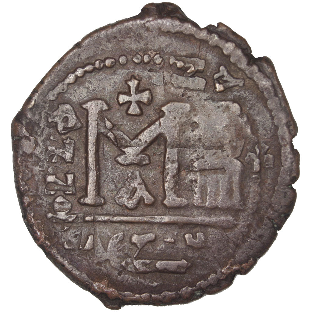 Revolt of the Heraclii 608-610, Follis, Alexandretta, AU(50-53), Copper, Sear...