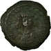 Moneda, Tiberius II Constantine, 30 Nummi, Nicomedia, BC+, Cobre, Sear:442