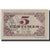 Banknot, Francja, Lille, 5 Centimes, 1917, AU(55-58), Pirot:59-1630