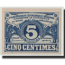 Billete, 5 Centimes, Pirot:94-1, Undated, Francia, UNC, NORD-PAS DE CALAIS