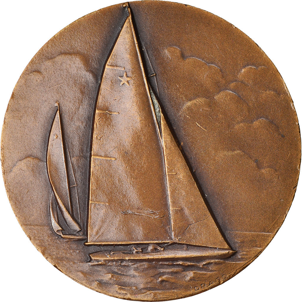 Frankrijk, Medaille, Sport, Voile, Shipping, Drago, ZF+, Bronze