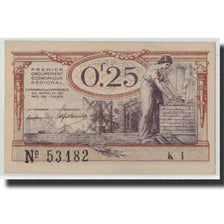 Billete, 25 Centimes, Pirot:94-3, Undated, Francia, SC, NORD-PAS DE CALAIS