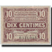 Banknote, Pirot:94-2, 10 Centimes, Undated, France, UNC(65-70), NORD-PAS DE