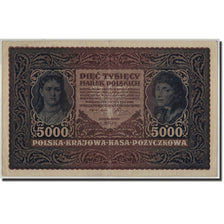 Banknote, Poland, 5000 Marek, 1920, 1920-02-07, KM:31, AU(50-53)