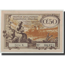 Banknote, Pirot:94-4, 50 Centimes, Undated, France, UNC(63), NORD-PAS DE CALAIS