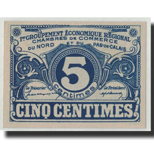 Geldschein, Frankreich, NORD-PAS DE CALAIS, 5 Centimes, Undated, UNZ, Pirot:94-1