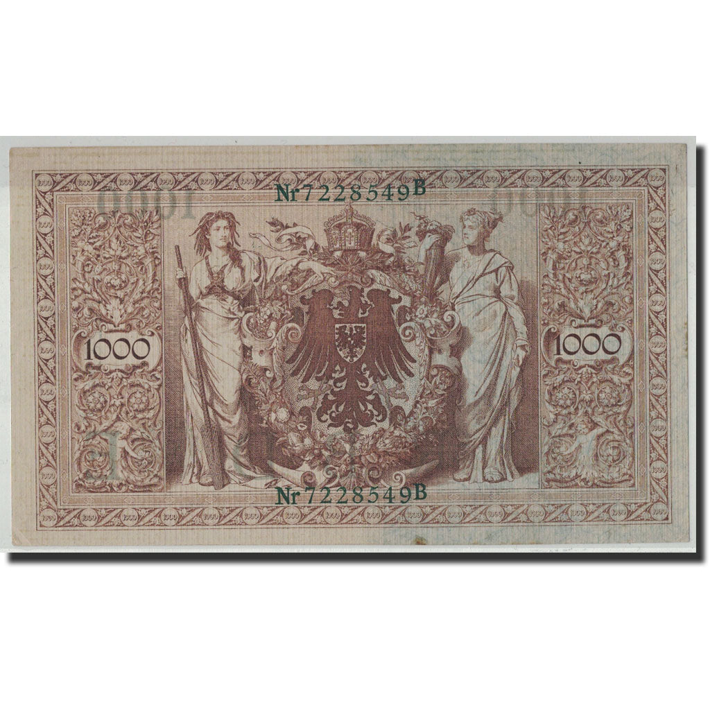 Banknote, Germany, 1000 Mark, 1910, 1910-04-21, KM:45b, AU(55-58)