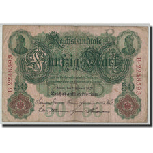 Banconote, Germania, 50 Mark, 1908, KM:32, 1908-02-07, B