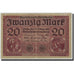 Banknot, Niemcy, 20 Mark, 1918, 1918-02-20, KM:57, VF(20-25)