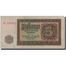 Germany - Democratic Republic, 5 Deutsche Mark, 1948, KM:11b, F(12-15)