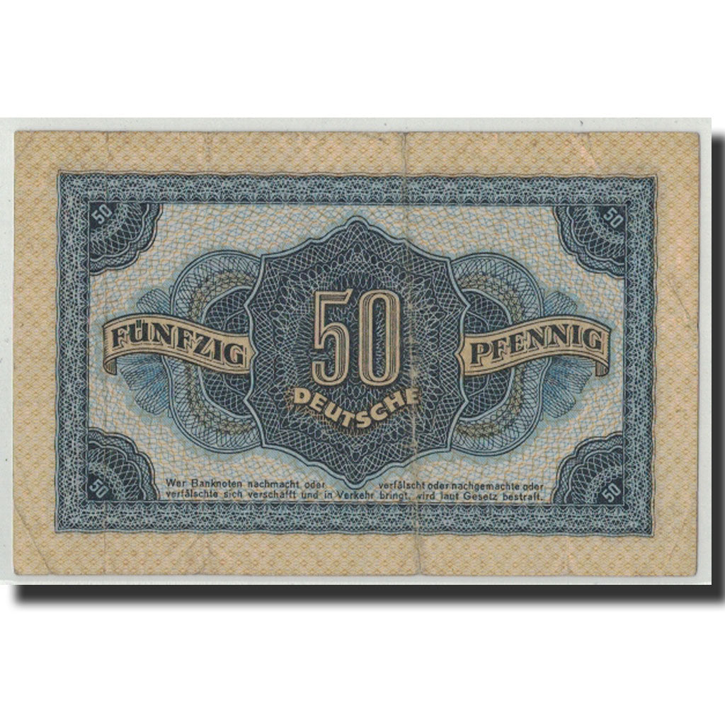 Germania - Repubblica Democratica, 50 Deutsche Pfennig, 1948, KM:8b, MB