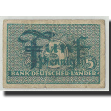 Biljet, Federale Duitse Republiek, 5 Pfennig, Undated (1948), KM:11a, B