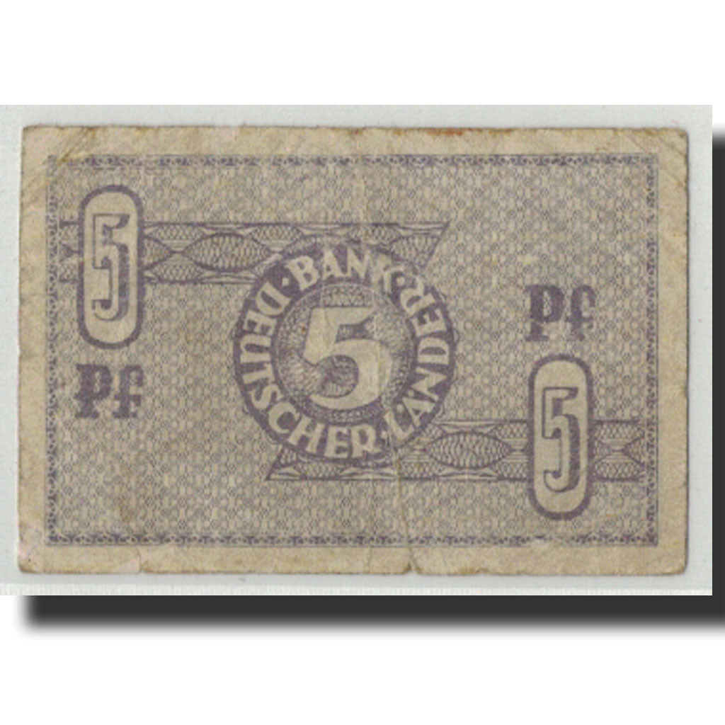 Banknote, GERMANY - FEDERAL REPUBLIC, 5 Pfennig, Undated (1948), KM:11a