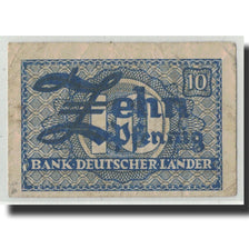 Banknote, GERMANY - FEDERAL REPUBLIC, 10 Pfennig, Undated (1948), KM:12a