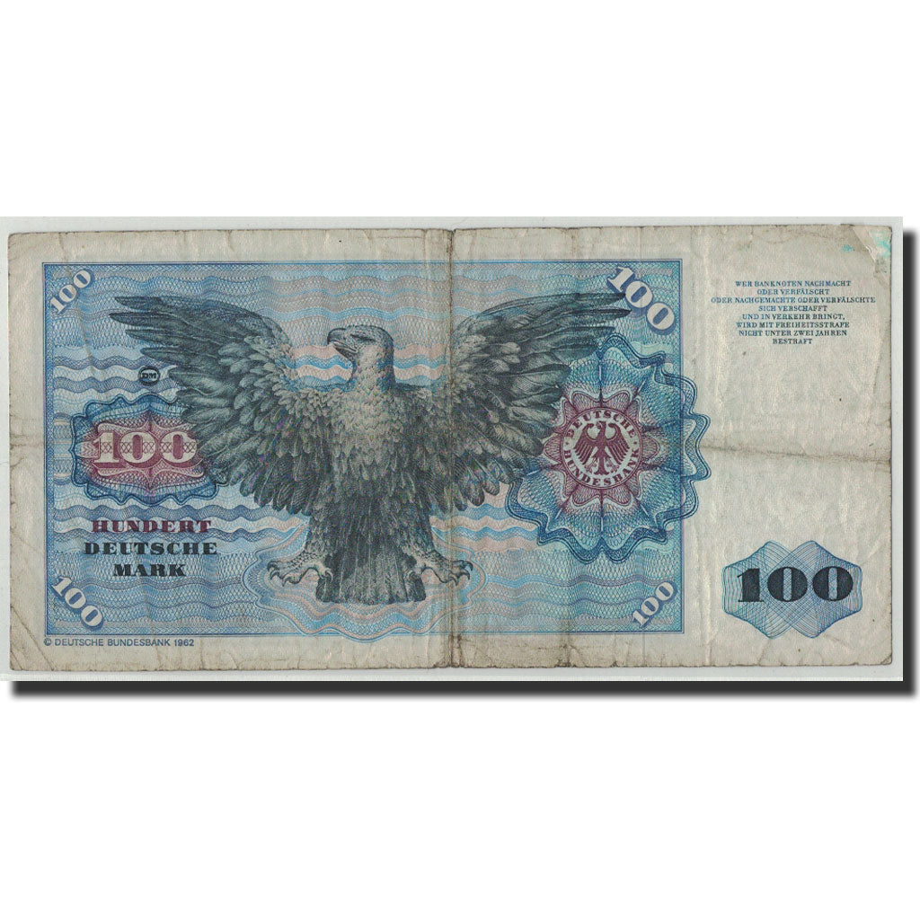 GERMANY - FEDERAL REPUBLIC, 100 Deutsche Mark, 1980, KM:34d, 1980-01-02