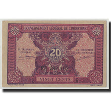 FRENCH INDO-CHINA, 20 Cents, Undated (1942), KM:90, UNC(63)