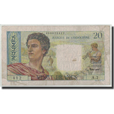 New Caledonia, 20 Francs, Undated (1951), KM:50a, F(12-15)