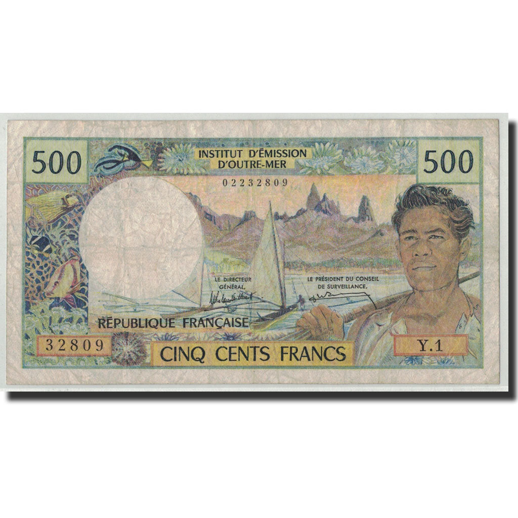 Banknote, New Caledonia, 500 Francs, Undated (1969-92), KM:60e, VF(20-25)
