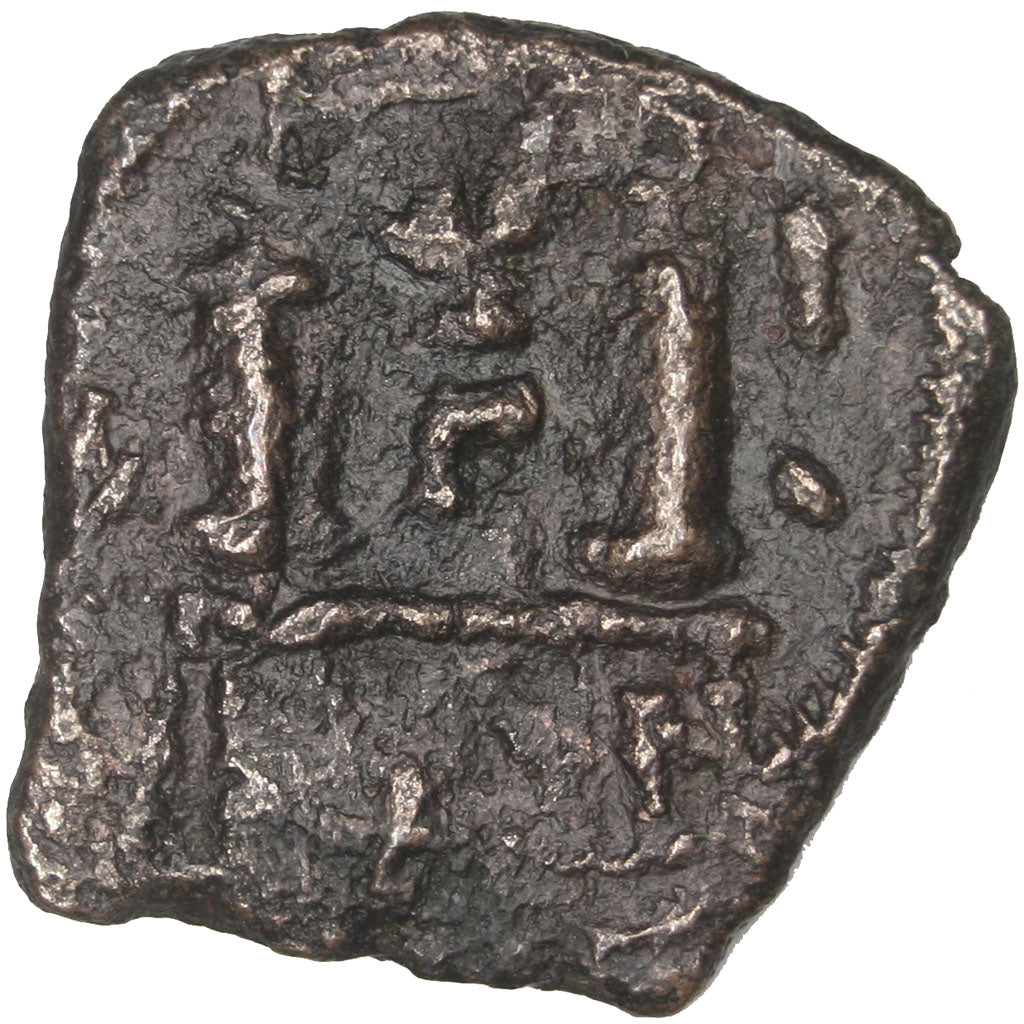 Tiberius III 698-705, Follis, Constantinople, VF(20-25), Copper, Sear #1366,...