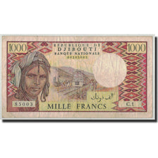 Djibouti, 1000 Francs, Undated (1991), KM:37c, VG(8-10)