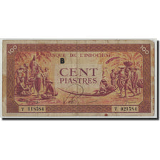 FRENCH INDO-CHINA, 100 Piastres, Undated (1942-45), KM:66, F(12-15)