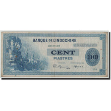 FRENCH INDO-CHINA, 100 Piastres, undated (1945), KM:78a, VF(20-25)