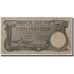 FRENCH INDO-CHINA, 5 Piastres, 1920, KM:19, 1920-05-27, VG(8-10)
