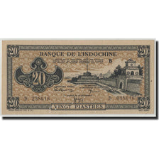 FRENCH INDO-CHINA, 20 Piastres, Undated (1942-45), KM:65, UNC(63)