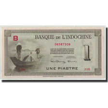 FRENCH INDO-CHINA, 1 Piastre, undated (1945), KM:76a, UNC(63)