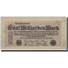 Banknote, Germany, 5 Milliarden Mark, 1923, 1923-09-10, KM:123b, VF(20-25)