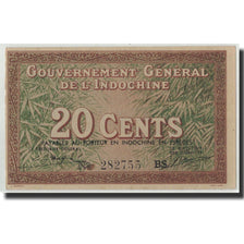 Biljet, FRANS INDO-CHINA, 20 Cents, Undated (1939), KM:86d, SPL