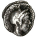 Attica, Athens (490-407 BC), Athena, Hemiobol, Athens, EF(40-45), Silver, 0.32