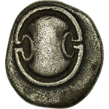 Coin, Boeotia, Thebes, 1/4 Stater, Thebes, EF(40-45), Silver