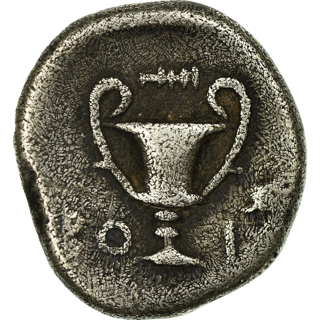 Coin, Boeotia, Thebes, 1/4 Stater, Thebes, EF(40-45), Silver