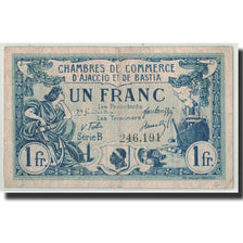 Francia, Ajaccio et Bastia, 1 Franc, 1918, BC, Pirot:3-6
