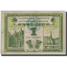Banknote, Pirot:34-14, 1 Franc, Undated, France, VG(8-10), Caen et Honfleur