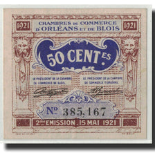 Geldschein, Frankreich, Orléans et Blois, 50 Centimes, 1921, VZ, Pirot:96-5