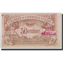 France, Gers, 50 Centimes, 1918, UNC(63), Pirot:15-12