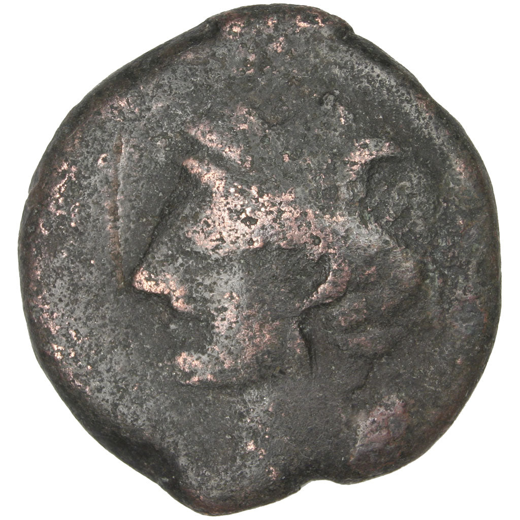 Carthage, Zeugitane, Tanit, Shekel, Carthage, VF(20-25), Copper, 7.18