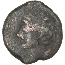 Carthage, Zeugitane, Tanit, Shekel, Carthage, VF(20-25), Copper, 7.18