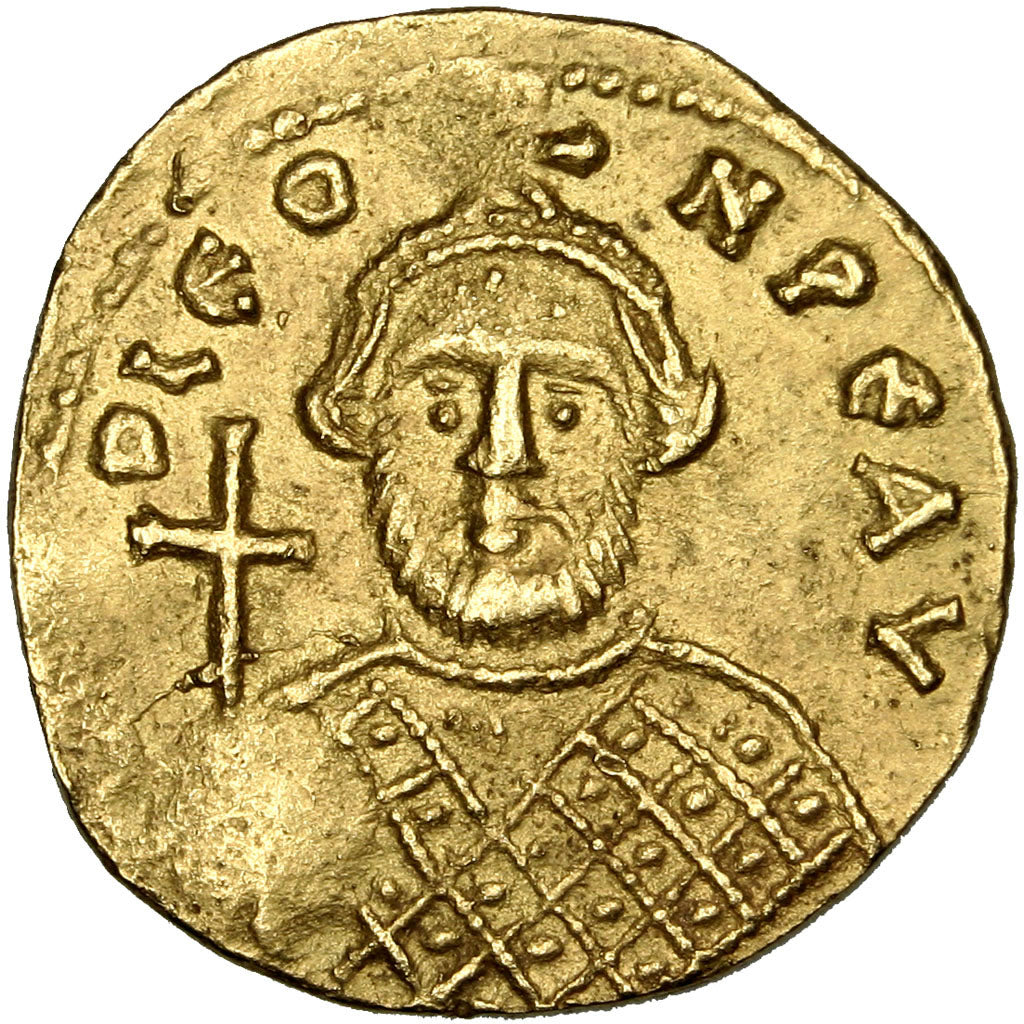 Leontius 695-698, Semissis, Constantinople, AU(50-53), Gold, Sear #1332, 2.15