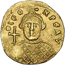 Leontius 695-698, Semissis, Constantinople, AU(50-53), Gold, Sear #1332, 2.15
