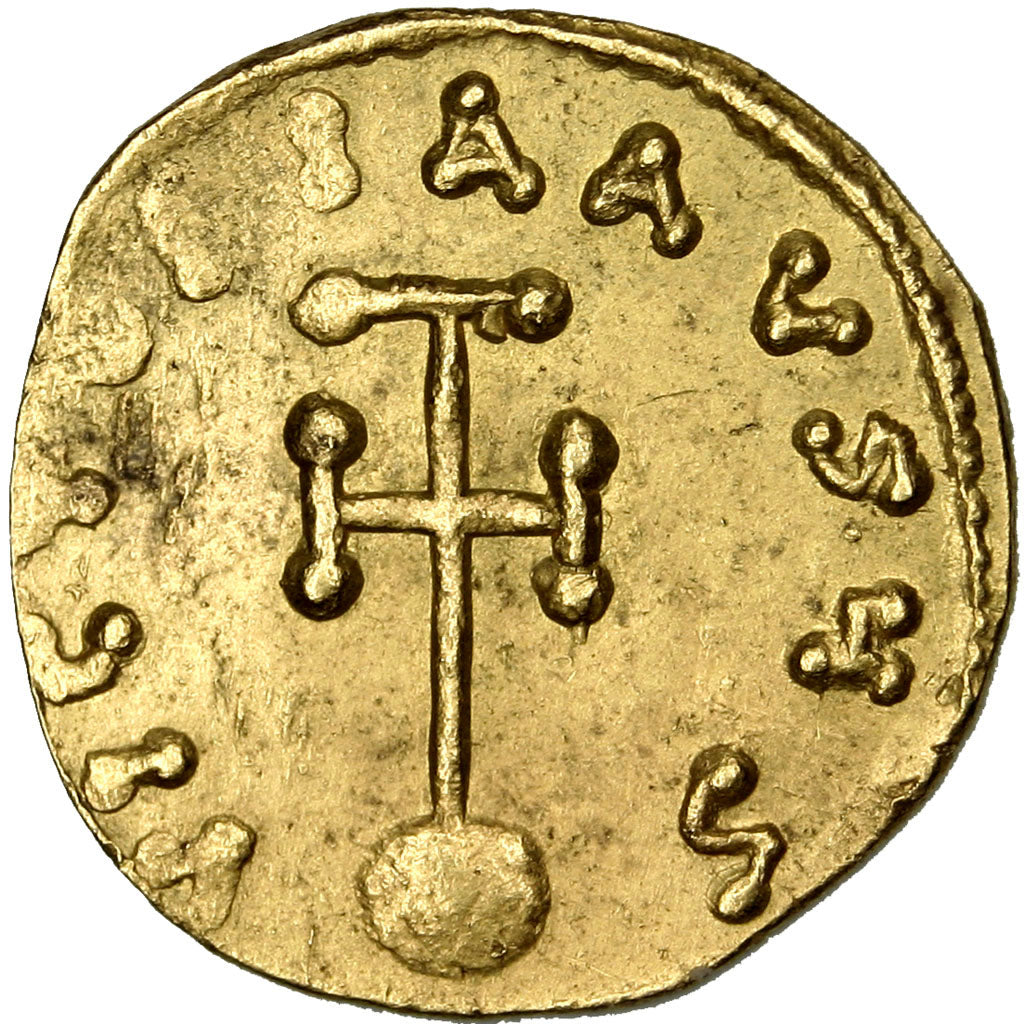 Leontius 695-698, Semissis, Constantinople, AU(50-53), Gold, Sear #1332, 2.15