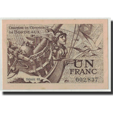 France, Bordeaux, 1 Franc, 1921, UNC(63), Pirot:30-30