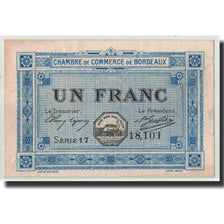 Geldschein, Frankreich, Bordeaux, 1 Franc, 1917, VZ, Pirot:30-14