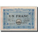Banknote, Pirot:30-14, 1 Franc, 1917, France, AU(55-58), Bordeaux